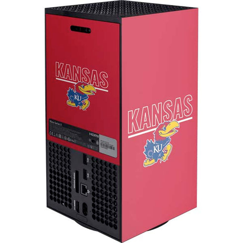 University of Kansas Jayhawks Established 1865 XBox Series X Digital Edition Console Skin